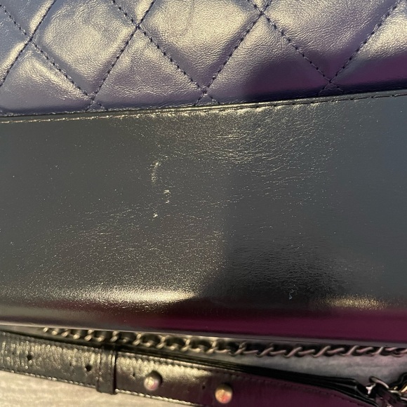 SOLD! 🥳 Chanel Gabrielle Cross body/shoulder bag Navy blue and black base - Picture 6 of 15